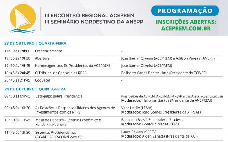 Programação Encontro Aceprem